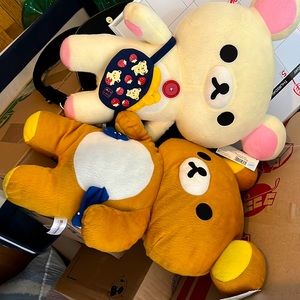 Rilakkuma plush set mint condition with tags